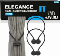 ELEGANCE 2 Stück Vorhang Gardinen Magnetverschluss Stark Magnetische Halter