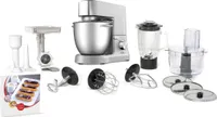 Tefal QB813D Küchenmaschine, 6,7 l, Metall, Edelstahl, drehbar, Mischung, 2,6 l, Metall