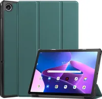 Kryt na tablet Lenovo M10 Plus 3. generácie 2022 10,6 palcov Tenké puzdro s funkciou stojana a funkciou automatického spánku/prebudenia zelené
