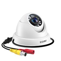 ZOSI CCTV 1080P 2MP Außen Dome Video Überwachungskamera mit OSD, Unterstützt 960H CVBS/AHD/CVI/TVI 1080P Ausgang
