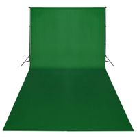 vidaXL Fotostudio-Set mit Grünem Hintergrund 600×300 & Leuchten