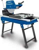 Scheppach HSM3500 Steintrennmaschine | Diamanttrennscheibe | 700mm Schnittlänge | 110mm Schnitthöhe | Wasserpumpe & Winkelanschlag | Sägekopf 0°- +45°