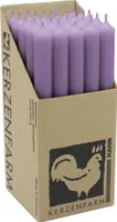 Stabkerze aus Paraffin, 250/22 mm, durchgefärbt, Brenndauer ca. 12h, 25 Stück pro Verpackung: Lavendel