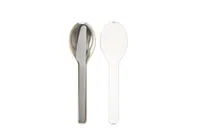 Mepal - Besteck-Set Ellipse, 3-teilig - weiß