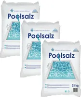 SALINEN AUSTRIA Poolsalz für Salzwasser-Pool & Schwimmbad, 3 x 25 Kg
