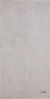 Sansibar Sylt Duschtuch Badetuch Saunatuch Frottier-Serie „Classic“, 70x140 cm, silber, hochwertige Säbel Stickerei, pflegeleicht, hautfreundlich