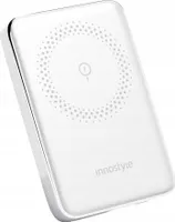 Innostyle Powermag Slim Schnelle Induktions Powerbank Für Magsafe 10000Mah Weiss