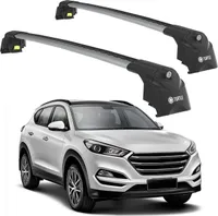 TURTLE STREŠNÝ NOSIČ AIR-2 , Silver HYUNDAI TUCSON TL 2016 - 2021 (SUV)