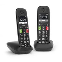 E290A Duo schwarz Schnurloses Telefon