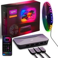 Lytmi Fantasy 3 Pro Hintergrundbeleuchtung TV Backlight Kit HDMI 2.1 LED Streifen + Neo Box für TV 75-80 Zoll, VRR, ALLM, Sync Box