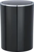 WENKO Kosmetik Eimer Inca black 5 L Schwingdeckel Müll Abfall Bad Küche Gäste WC