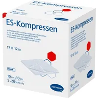 Hartmann ES-Kompressen 10 x 10 cm, 12-fach, steril | Packung (100 Stück)