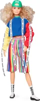Barbie BMR1959, voll bewegliche Barbie Modepuppe mit blonden Locken