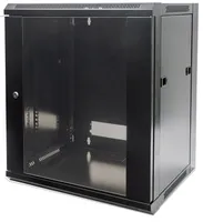 Intellinet 711937 Rozdzielacz naścienny Intellinet 15U 570x450mm czarny, niezamontowany