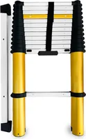 Drabest, teleskopický žebřík, MAX, hliník, 13 stupňů, 150 kg, PRO