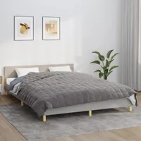 vidaXL Záťažová deka Grey 200x200 cm 13 kg Látka