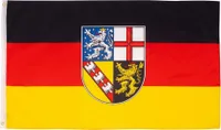 PHENO FLAGS Saarland Flagge 90 x 150 cm Saarländische Fahne Bundesland 2 Ösen