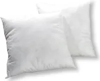 2er Pack 35x35 cm Füllkissen leichte Polyester Innenkissen Sofakissen Kissen Weiß