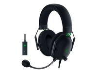 Razer Blackshark V2 Sluchátka s mikrofonem Kabel Přes hlavu Hraní Černá, Zelená