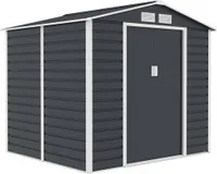 Domek ogrodowy G21 GAH 407 - 213 x 191 cm, antracytowy