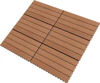vidaXL WPC dlaždice 60×30 cm 6 ks. 1m² hnedá