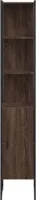 vidaXL Badschrank Braun Eichen-Optik 33x33x185,5 cm Holzwerkstoff