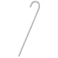 vidaXL Stanové kolíky 6 ks 37 cm Ø10 mm Pozinkovaná ocel