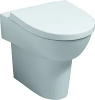 Geberit Flow WC-Sitz, weiß Scharniere verchromt mit Absenkautomatik