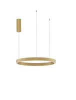 Nova Luce ELOWEN LED závěsné světlo zlaté 60W teplá bílá 150x60cm stmívatelné 9345661