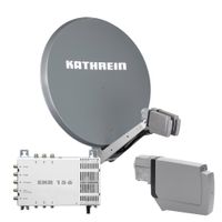 Kathrein CAS 90 gr Sat-Antenne multifeedfähig graphit (grau) - 6 Teilnehmer