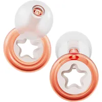 Gehörschutzstöpsel Ohrstöpsel zum Schlafen,Weicher wiederverwendbarer Lärm Ohrenstöpsel Silikon Gehörschutz Ohrstöpsel,6 Aufsätze in S/M/L,Rosa