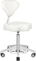 Azzurro 156-F Bump-Up Kosmetikhocker weiß