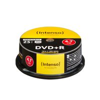 Intenso DVD+R bedruckbar 4,7 GB 16x Speed - 25stk Cake Box