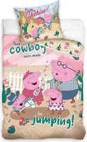 Peppa Pig - Peppa Wutz - Wende-Bettwäsche-Set, 135x200 & 80x80