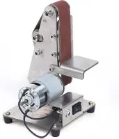 100W Schleifer Bandschleifmaschine mit 895 Motor 4500-9000rpm Elektrische Bandschleifer Poliermaschine Standschleifer Schleifgerät Tellerschleifer
