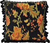 Riva Home Dekorační povlak na polštář Fairvale RV394 (55x55cm) (černý)