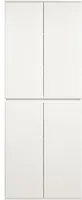 trendteam Nevada Mehrzweckschrank 4-türig Weiß, B/H/T ca. 74/191/34 cm