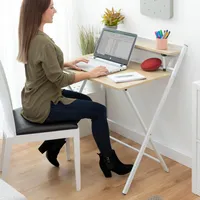 Biurko InnovaGoods, biurko komputerowe, biurko do pracy, biurko gamingowe z regulacją wysokości, biurko pod laptopa