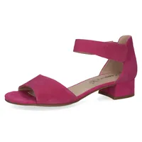 Caprice Damen Sandale Leder geschlossene Ferse Klettverschluss 9-28212-42, Größe:37.5 EU, Farbe:Pink