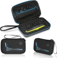 Wicked Chili Etui für Philips OneBlade Trimmer, Aufsätze und Ersatzklingen, One Blade Reisetasche Schutzhülle Case Tasche (mit Zubehörfach für Netzteil, (QP2520, QP2530) schwarz