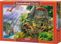 CASTORLAND puzzle 500 dílků - Údolí dinosaurů