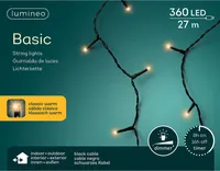 Lumineo LED Lichterkette Basic 2700 cm 360 Lichter klassisch warm