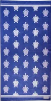 Schnelltrocknendes Mikrofaser-Strandtuch Turtles, blau