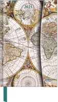 Antique Maps 2025 - Diary - Buchkalender - Taschenkalender - 10x15