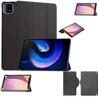 Für Xiaomi Pad 6 / Pad 6 Pro 11 Zoll 3folt Wake UP Smart Cover Schwarz Tasche Etuis Hülle