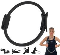 Winch Pilates Ring Schwarz | Premiumring für Physiotherapie/Ganzkörpertraining