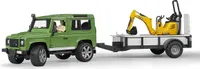 Jednonápravový príves Bruder Land Rover Defender