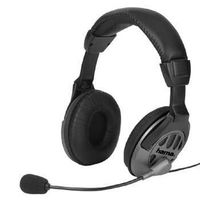 Hama Headset CS-408, Kopfhörer, Calls/Music, Schwarz, Binaural, Verkabelt, 50 - 13000 Hz