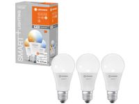Ledvance Smart WIFI LED-Lampen dimmbar A60 E27/9W (60W) matt 806 lm 2700- 6500 K warmweiß- tageslichtweiß 3 Stück