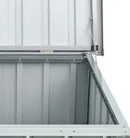 vidaXL Gartenbox Grau 149x99x93 cm